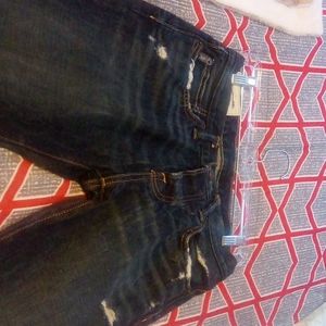 Abercrombie & Fitch Distressed Blue Jeans